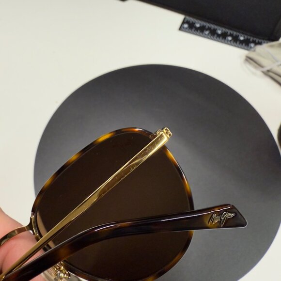 Maui Jim MJ854-10 Noni Tortoise with Gold HCL Bronze Polarized Sunglasses NOTE - Picture 7 of 12